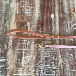 Waterproof Leash (Lightweight) : Mocha   Brass