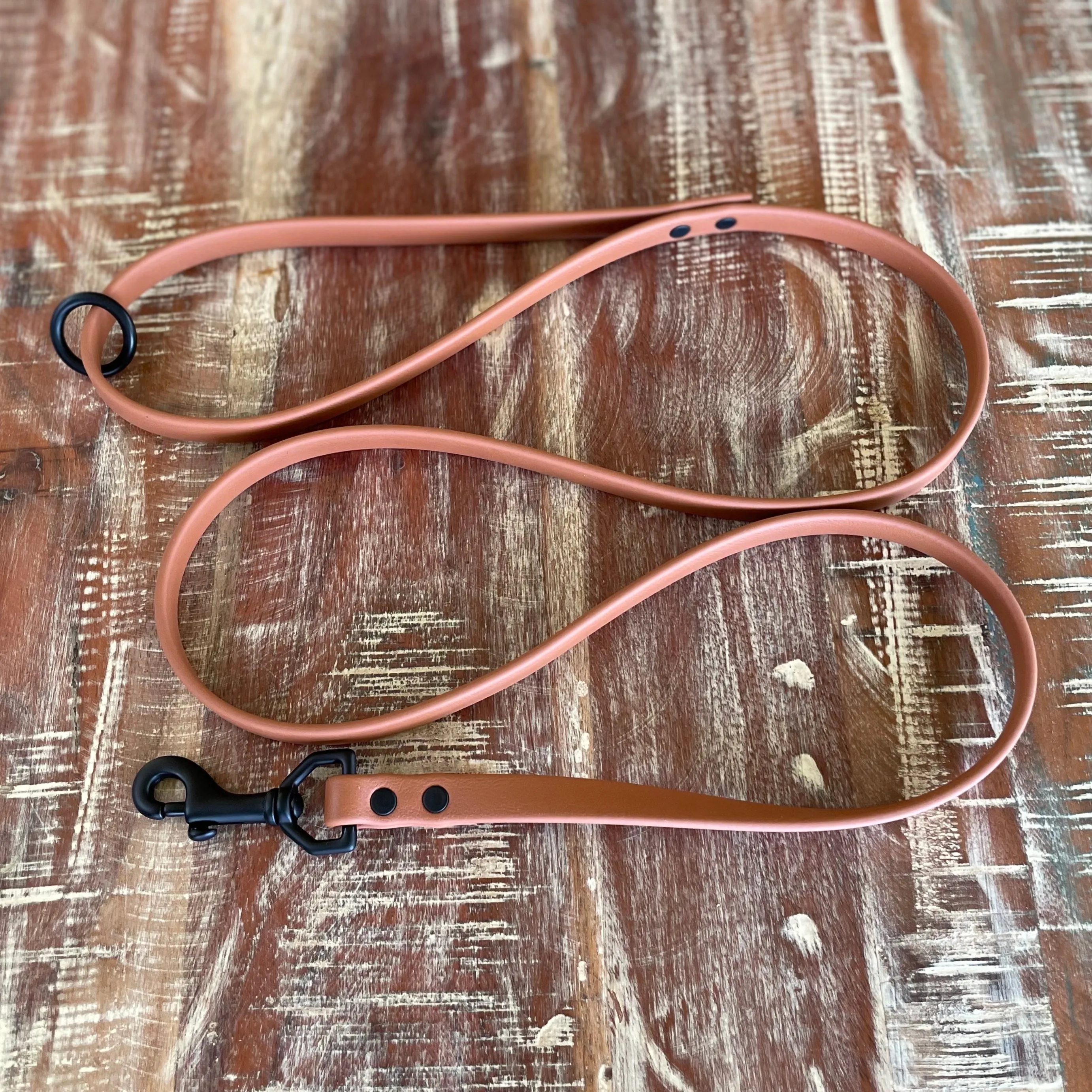 Waterproof Leash : Mocha   Black