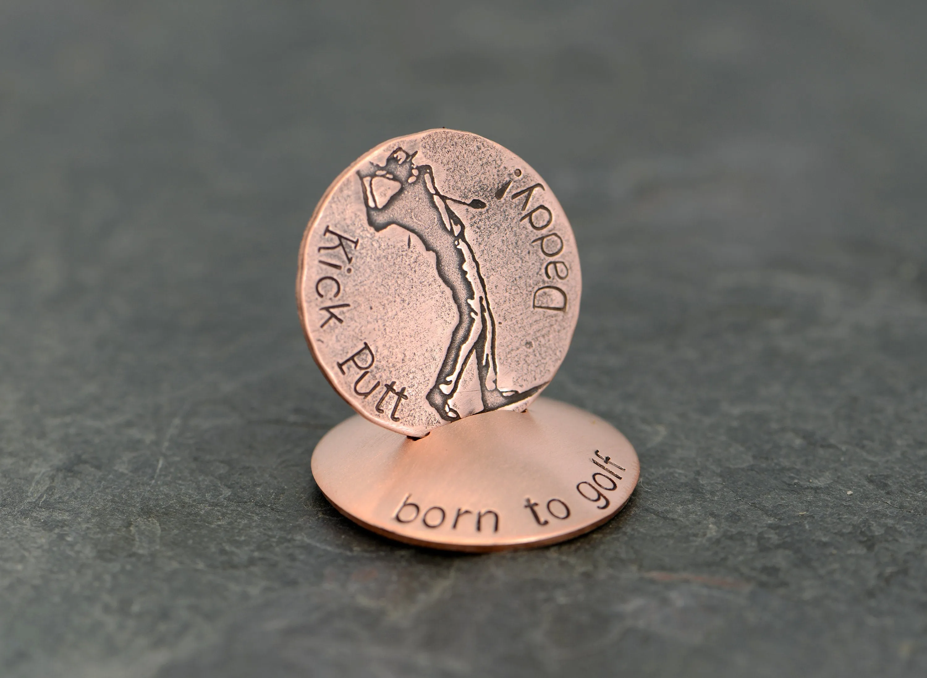 We love you daddy aluminum golf ball marker - gifts for Dad