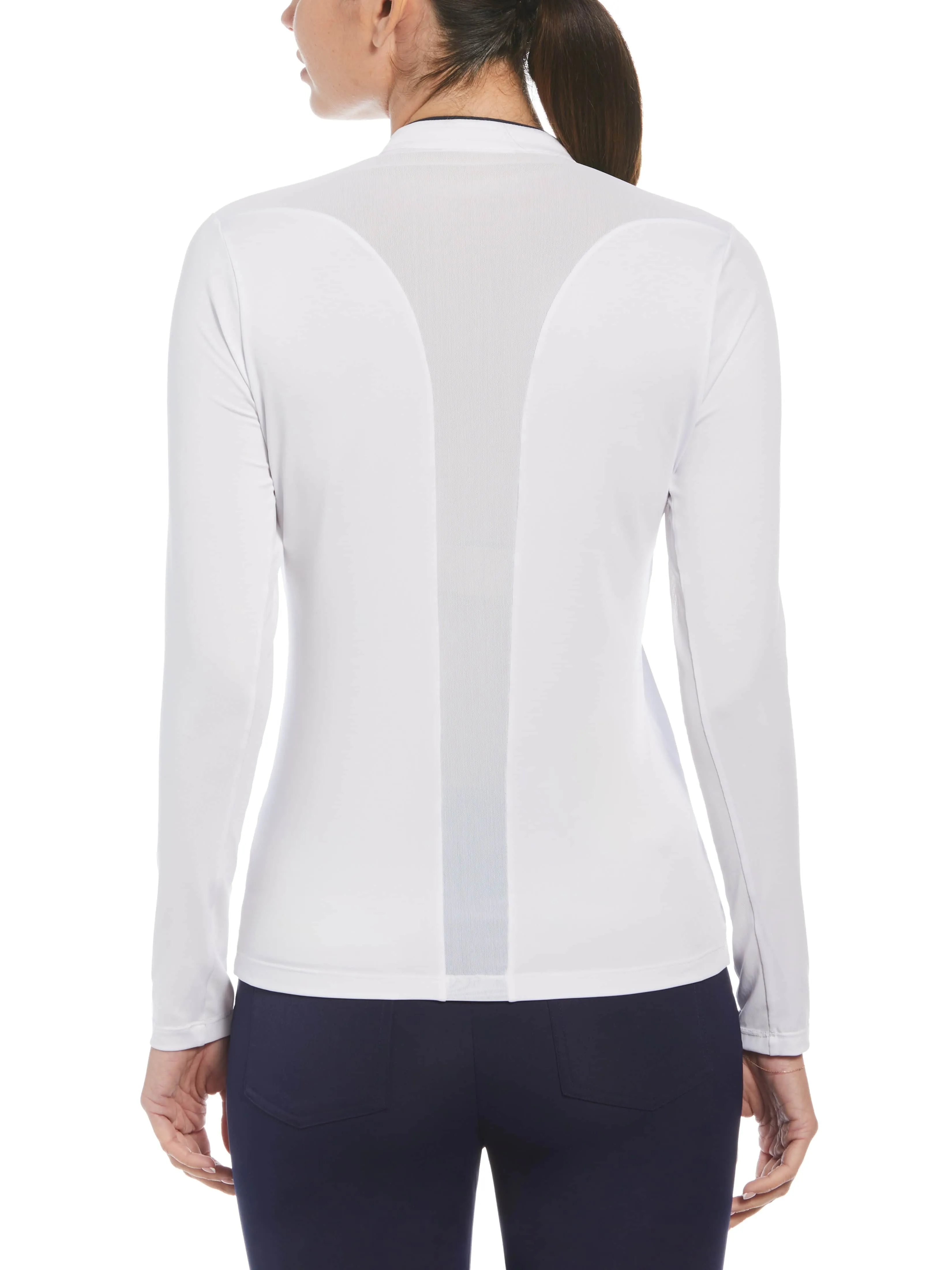 Women's 1/4 Zip Layering Long Sleeve Golf Shirt
