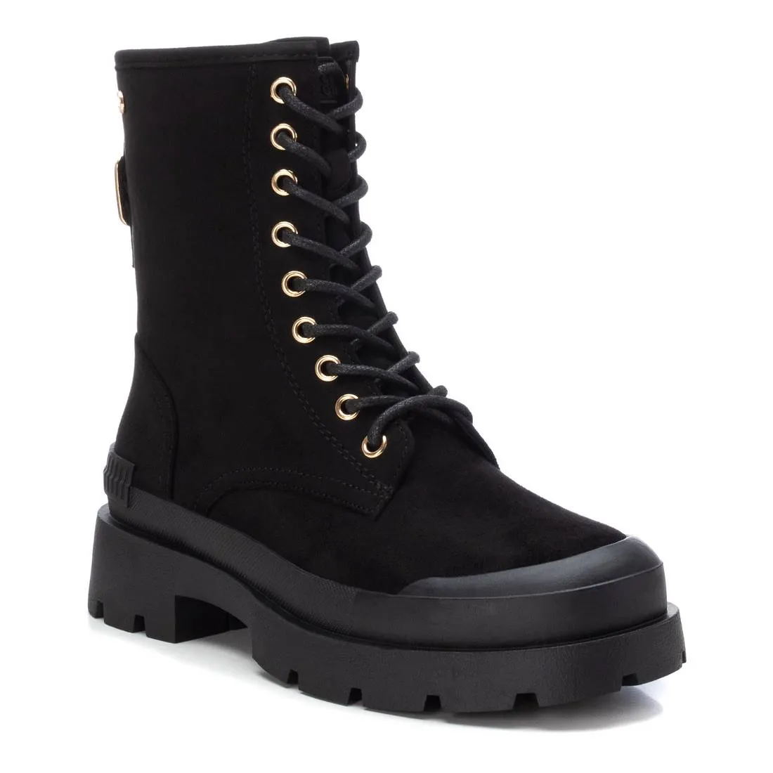 Women's Suede Lace-Up Booties By XTI 142025