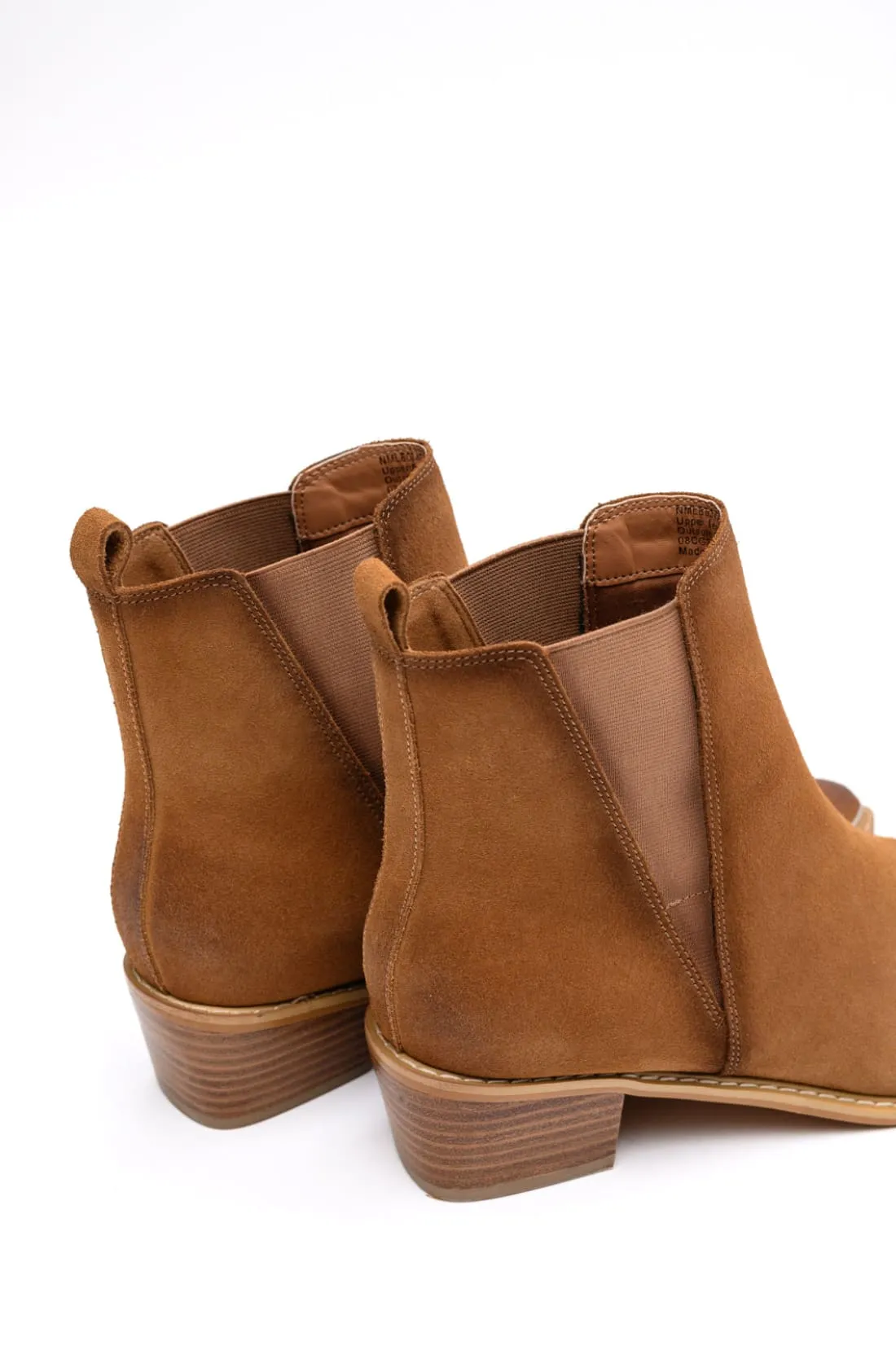 Wylie Suede Ankle Boot in Tan