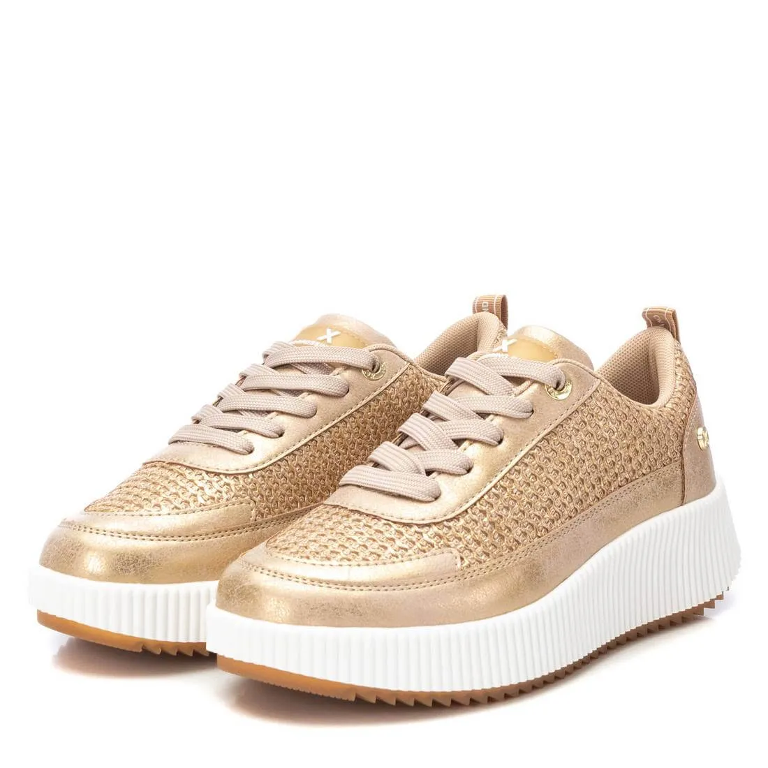 XTI Gold Dressy Sneakers