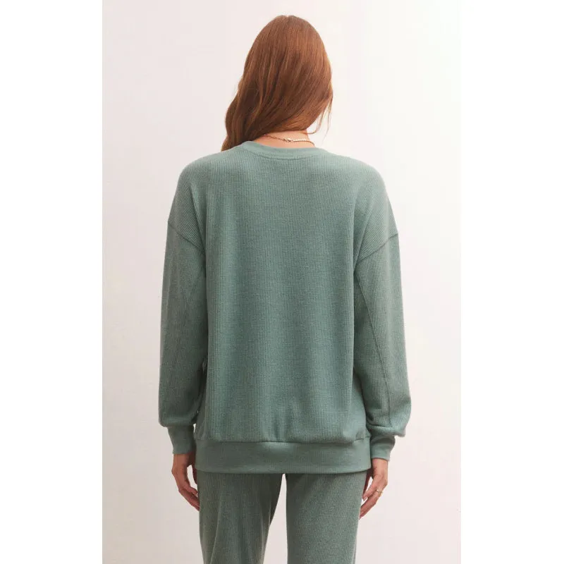 Z Supply Cozy Days Thermal Sweatshirt