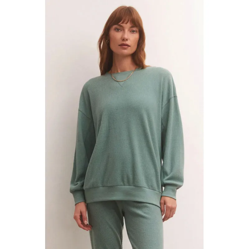 Z Supply Cozy Days Thermal Sweatshirt