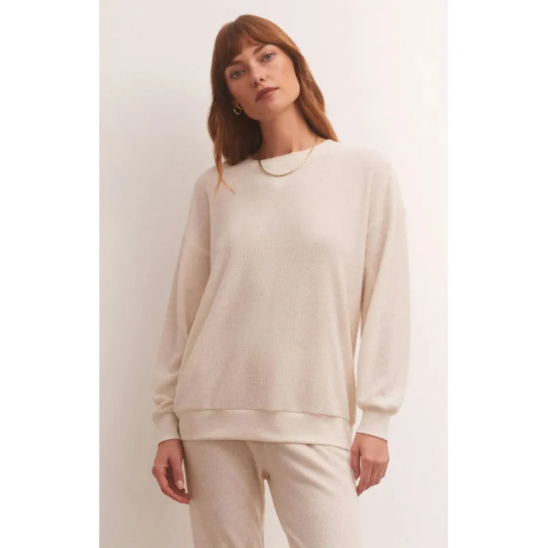 Z Supply Cozy Days Thermal Sweatshirt