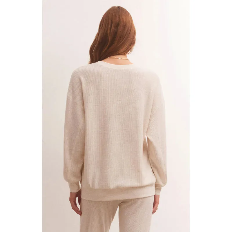 Z Supply Cozy Days Thermal Sweatshirt