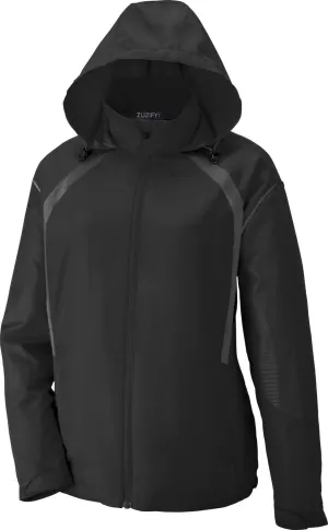 ZUZIFY Ladies Lightweight Embossed Windbreaker Jacket. ZJ1160 X-Small